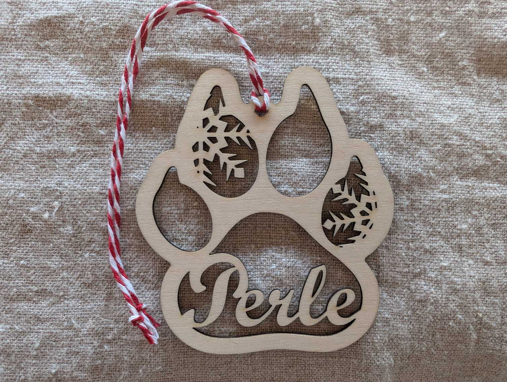 boule patte chat flocon