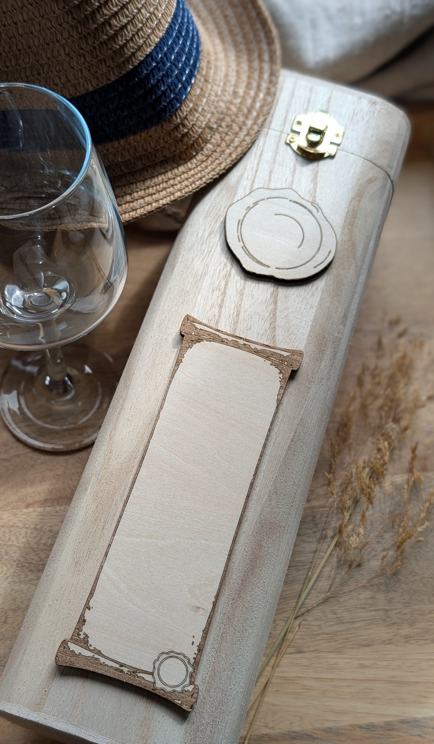 Coffret à vin en bois – 100 % Personnalisable