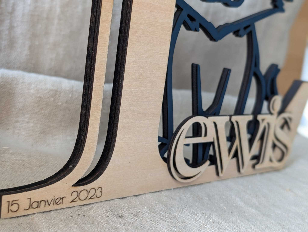 prénom porte enfant personnalisé date de naissance