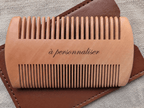 peigne à barbe soin barbe homme version à personnaliser message gravé au choix 