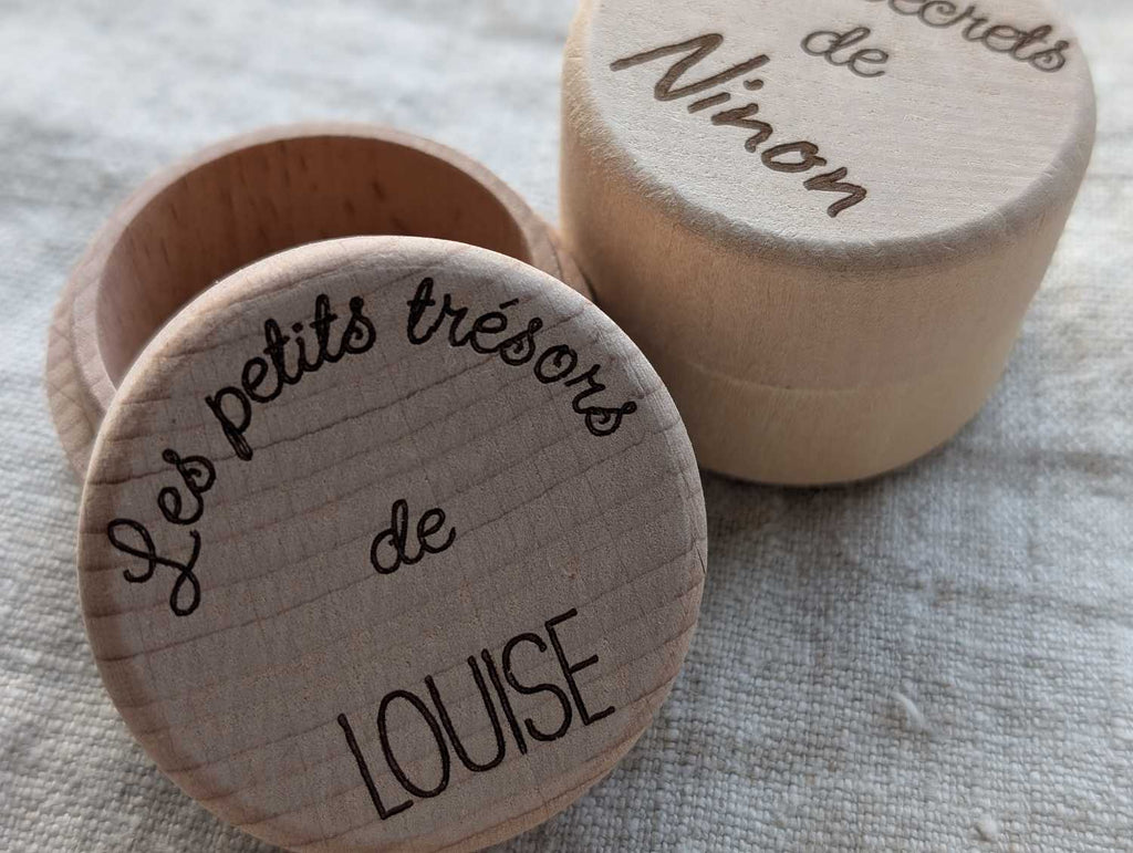 boite enfant personnalisée prénom gravé