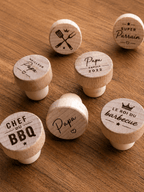 Collection bouchons gravés personnalisés — Papa Meilleur Papa Chef du BBQ Le roi du barbecue Super Parrain — cadeau fête des pères