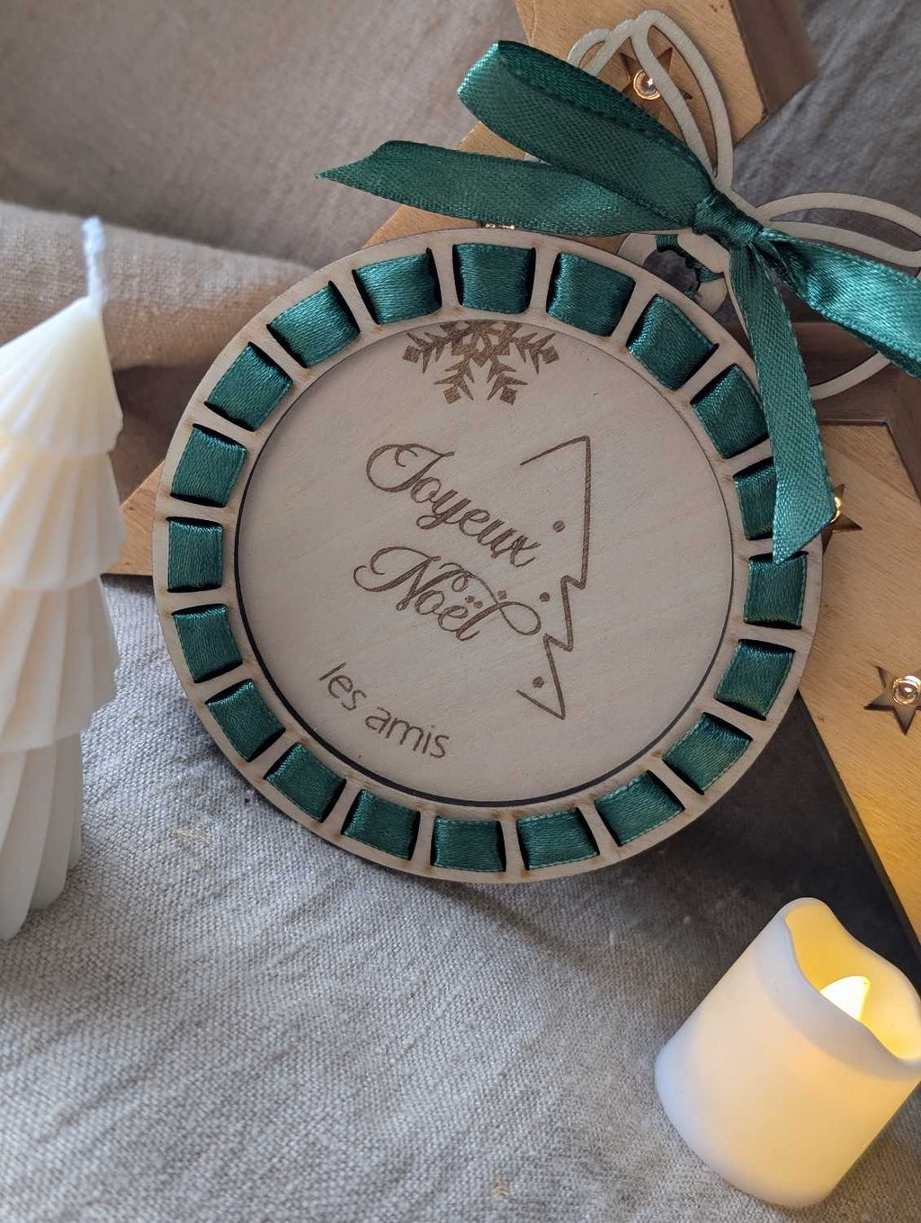 boule personnalisable noël