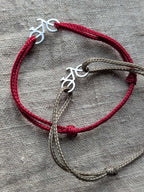 Bracelet Vélo Homme Réglable - Nœuds Coulissants