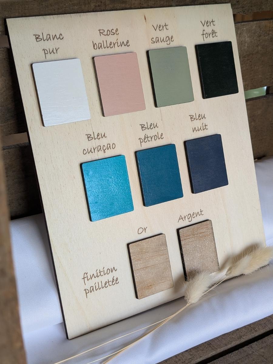 couleurs peinture pour personnaliser prénom de porte enfant