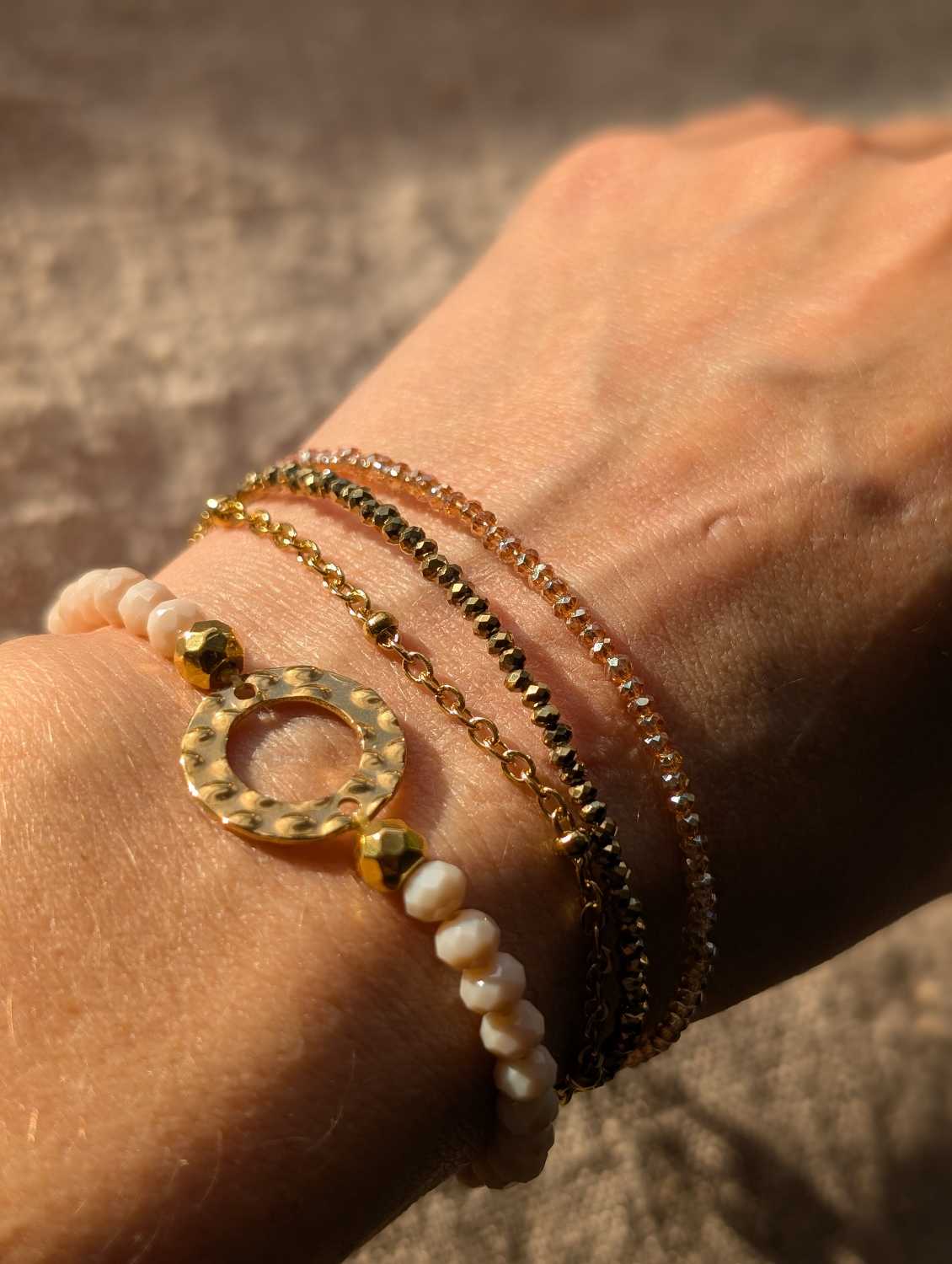 ensemble bracelets combinés