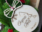 boule sapin flocon gravure laser