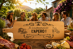 Planche apéro XXL bois gravée laser On ne plaisante pas avec l'apéro amis repas convivial