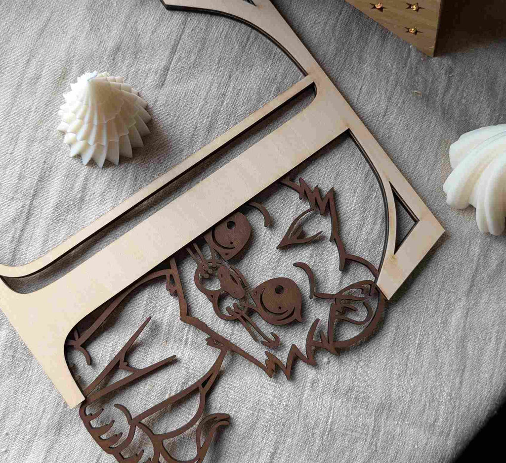 Lettre Prénom Bois Personnalisée Lionceau | Déco Chambre Enfant