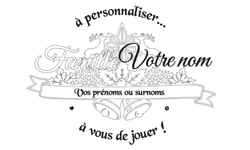 déco en bois à personnaliser pour couronne de Noël, cadeau à offrir pour les fêtes