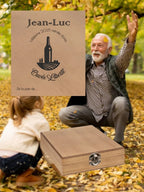 coffret gravé cadeau original départ retriaite