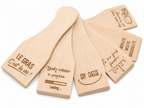 coffret spatules à raclette humoristiques 6 versions cadeau idéal crémaillère anniversaire Noël