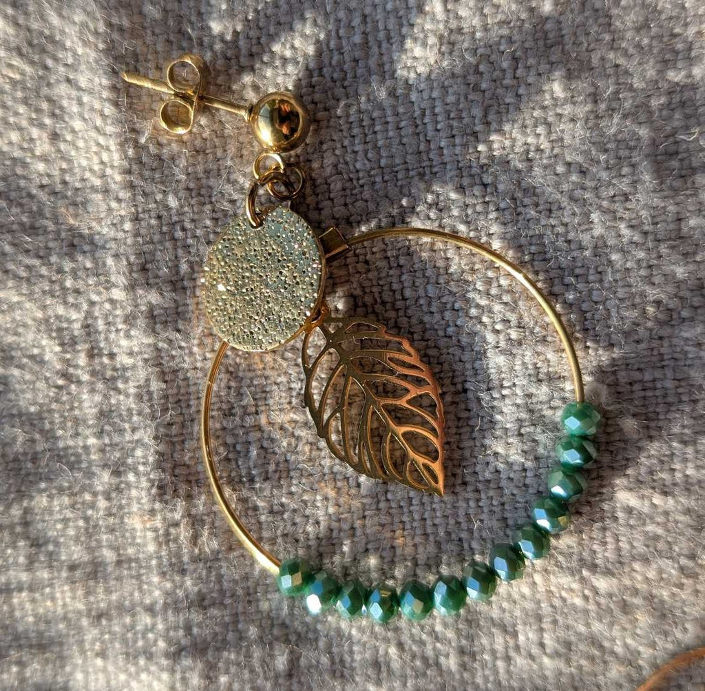 boucle zoom créole acier inoxydable hypoallergénique cadeau femme